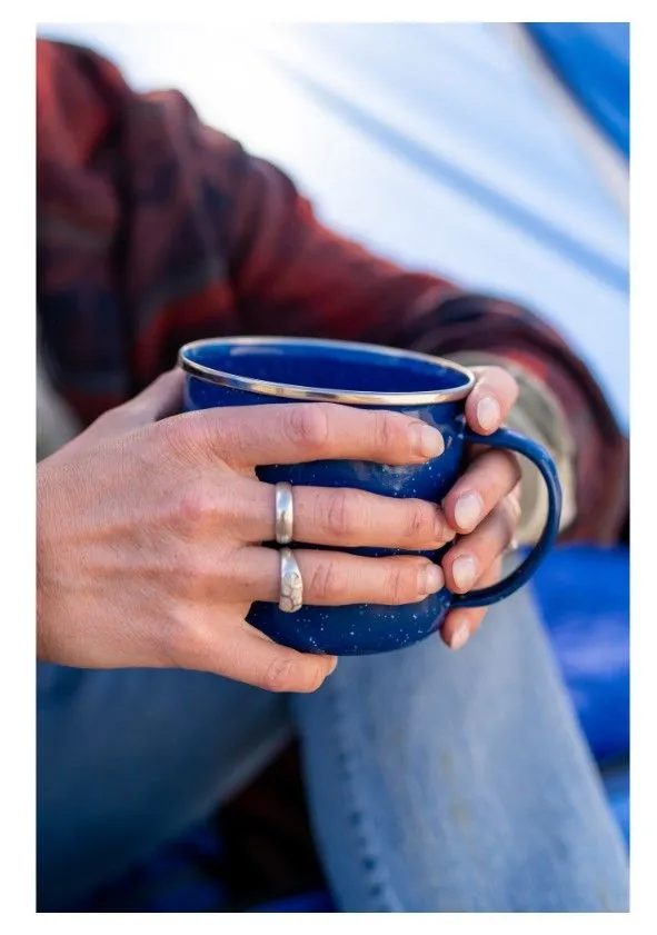 ENAMEL COFFEE MUG - S.S. EDGE